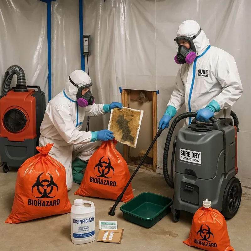 Contaminated Water Handling Protocols process in New Hartford Center, CT