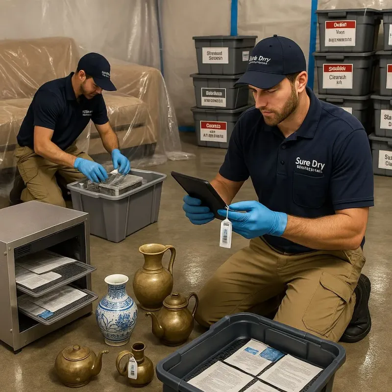 Content Protection and Restoration process in New Hartford Center, CT