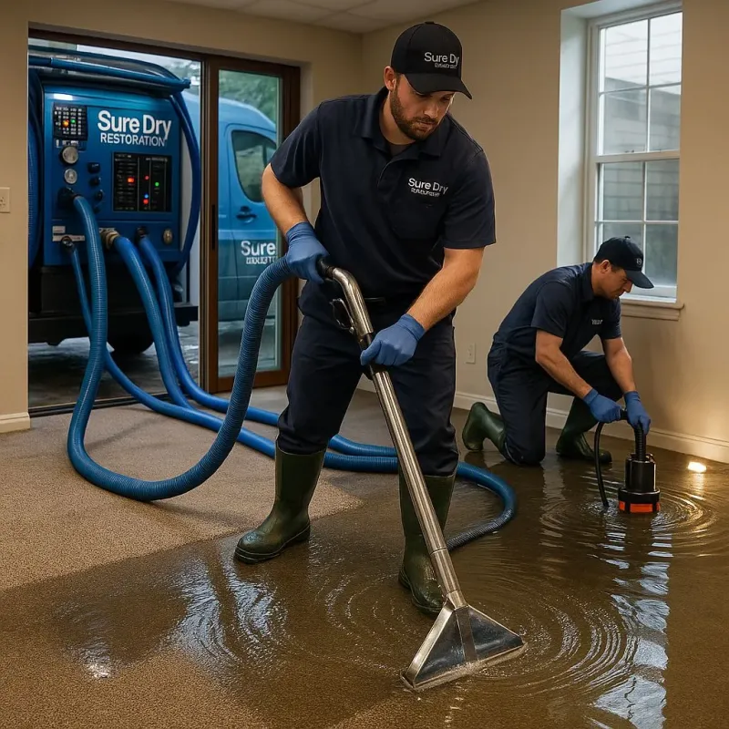 Water Extraction and Removal process in New Hartford Center, CT
